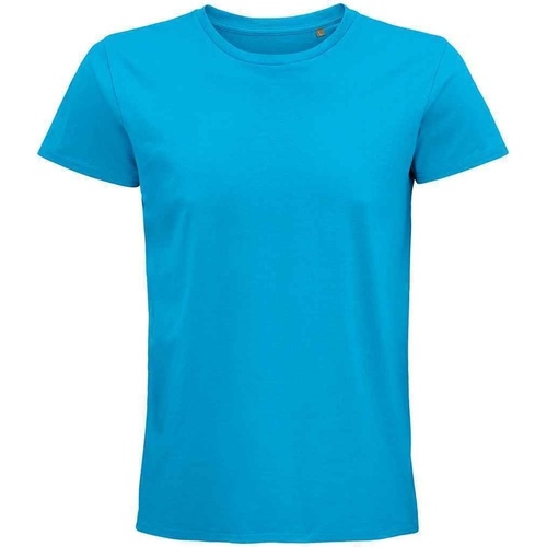Abbigliamento T-shirts a maniche lunghe Sols Pioneer Blu