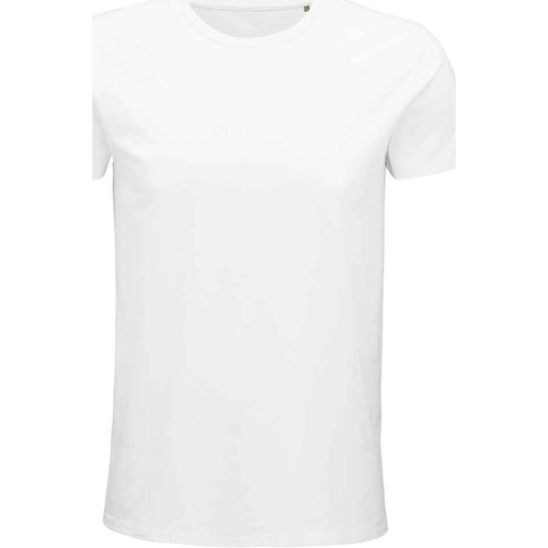Abbigliamento T-shirts a maniche lunghe Sols 03565 Bianco