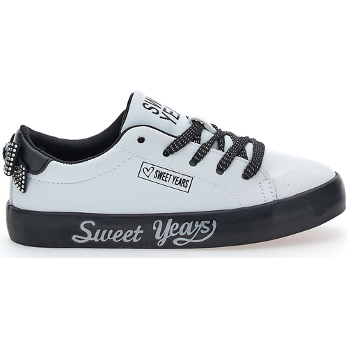 Scarpe Bambina Sneakers Sweet Years 8018 Bianco