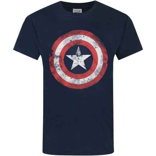 Abbigliamento Uomo T-shirts a maniche lunghe Captain America NS4053 Blu