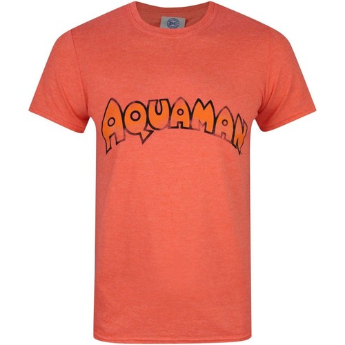 Abbigliamento Uomo T-shirts a maniche lunghe Aquaman NS4069 Arancio