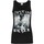 Abbigliamento Donna Top / T-shirt senza maniche Justin Bieber NS4255 Nero