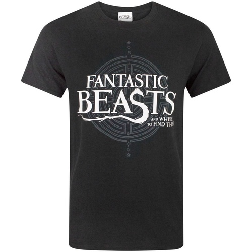 Abbigliamento Uomo T-shirts a maniche lunghe Fantastic Beasts And Where To Fi NS4354 Nero