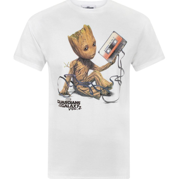 Abbigliamento Uomo T-shirts a maniche lunghe Guardians Of The Galaxy  Bianco