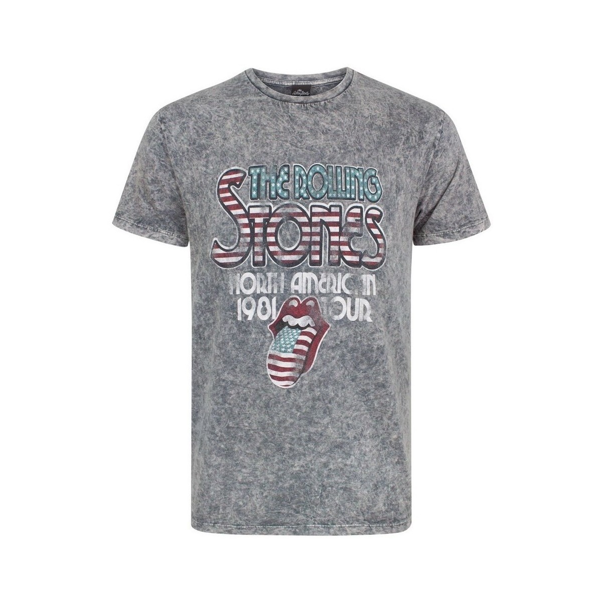 Abbigliamento Uomo T-shirts a maniche lunghe The Rolling Stones NS4402 Grigio