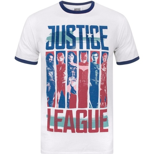 Abbigliamento Uomo T-shirts a maniche lunghe Justice League NS4414 Bianco