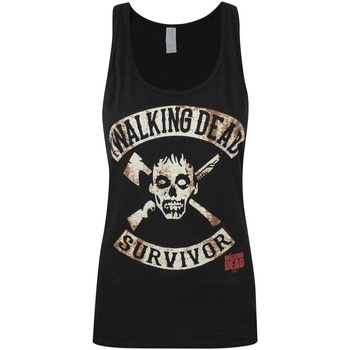 Abbigliamento Donna Felpe The Walking Dead Survivor Nero