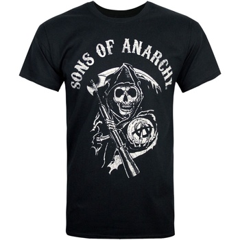 Abbigliamento Uomo T-shirts a maniche lunghe Sons Of Anarchy Reaper Nero