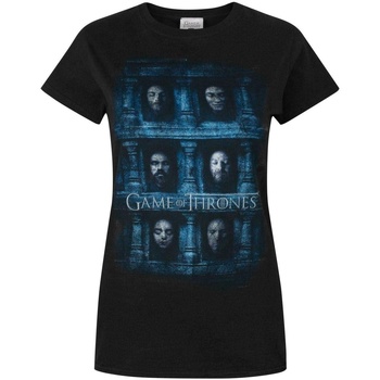 Abbigliamento Donna T-shirts a maniche lunghe Game Of Thrones Hall Of Faces Nero