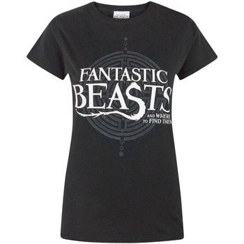 Abbigliamento Donna T-shirts a maniche lunghe Fantastic Beasts And Where To Fi  Nero