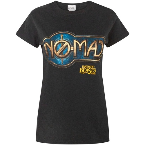 Abbigliamento Donna T-shirts a maniche lunghe Fantastic Beasts And Where To Fi NS4624 Nero