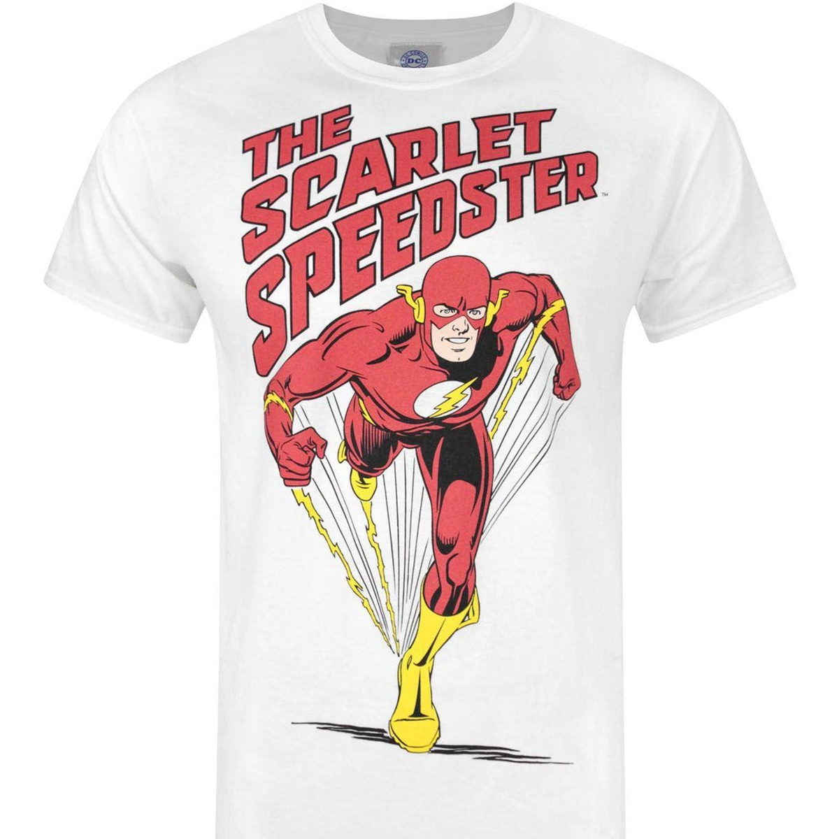 Abbigliamento Uomo T-shirts a maniche lunghe Dc Comics Scarlet Speedster Bianco