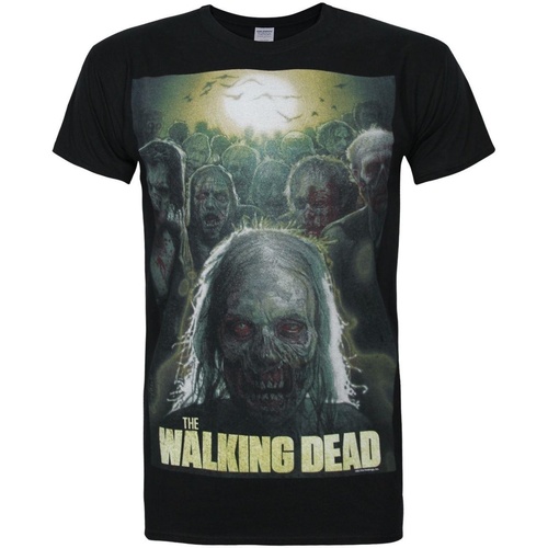 Abbigliamento Uomo T-shirts a maniche lunghe The Walking Dead NS4661 Nero