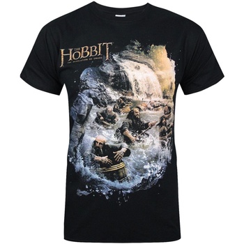Abbigliamento Uomo T-shirts a maniche lunghe The Hobbit Barrels Nero