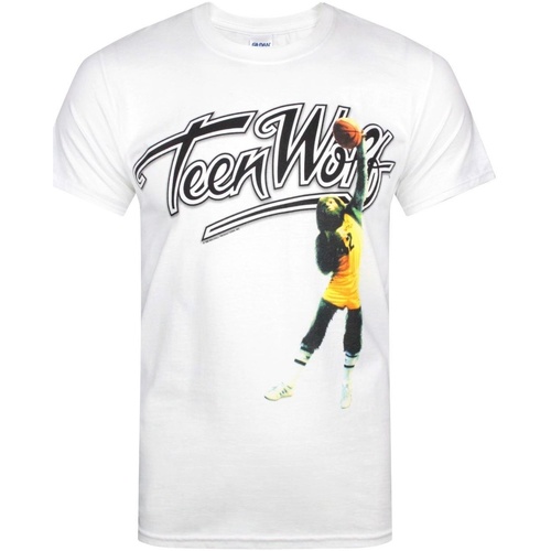 Abbigliamento Uomo T-shirts a maniche lunghe Teen Wolf NS4667 Bianco