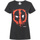 Abbigliamento Donna T-shirts a maniche lunghe Deadpool Splat Mask Nero