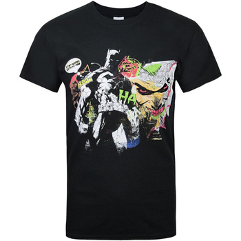 Abbigliamento Uomo T-shirts a maniche lunghe Dessins Animés NS4898 Nero