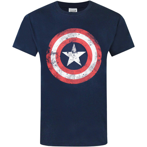 Abbigliamento Uomo T-shirts a maniche lunghe Captain America NS4912 Blu
