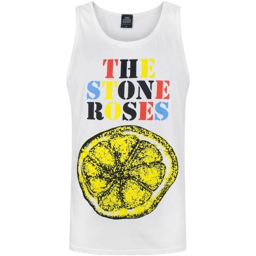 Abbigliamento Uomo Top / T-shirt senza maniche The Stone Roses NS5031 Bianco