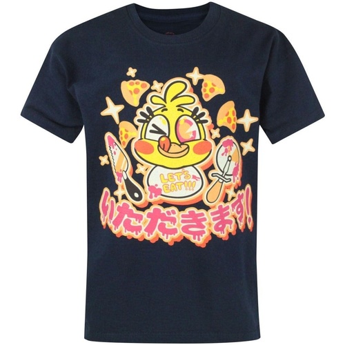 Abbigliamento Unisex bambino T-shirt maniche corte Five Nights At Freddys NS5040 Blu