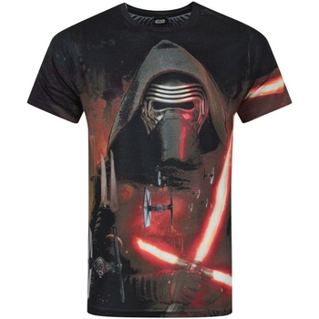 Abbigliamento Uomo T-shirts a maniche lunghe Star Wars: The Force Awakens NS5504 Nero