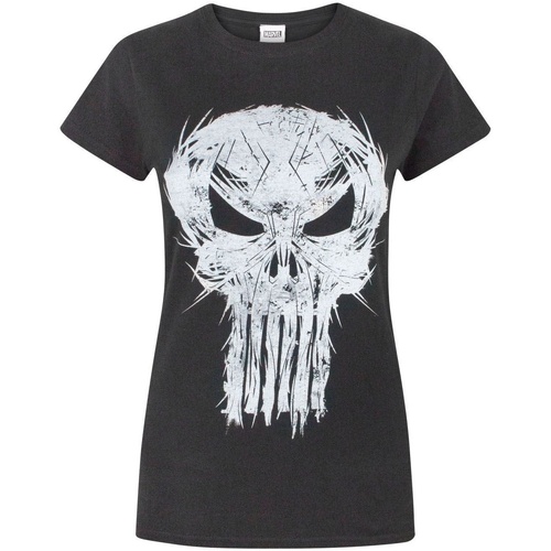 Abbigliamento Donna T-shirts a maniche lunghe The Punisher NS5788 Nero