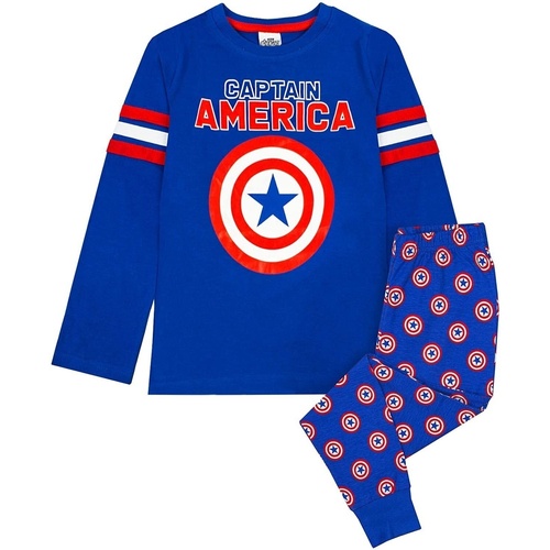 Abbigliamento Bambino Pigiami / camicie da notte Captain America NS5789 Blu