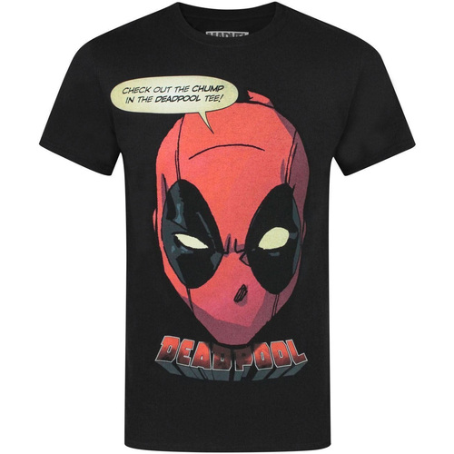 Abbigliamento Uomo T-shirts a maniche lunghe Deadpool Chump Nero