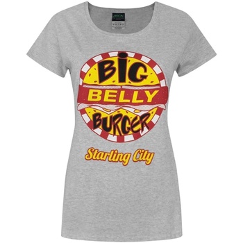 Abbigliamento Donna T-shirts a maniche lunghe Arrow Big Belly Burger Grigio