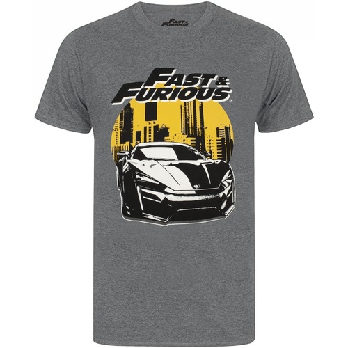 Abbigliamento Uomo T-shirts a maniche lunghe Fast & Furious NS5929 Grigio