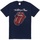 Abbigliamento Uomo T-shirts a maniche lunghe The Rolling Stones Tongue Blu