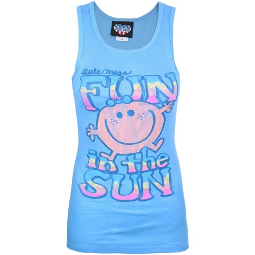 Abbigliamento Donna Top / T-shirt senza maniche Junk Food Fun In The Sun Blu