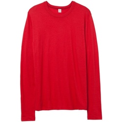 Abbigliamento T-shirts a maniche lunghe Alternative Apparel 50/50 Keeper Rosso