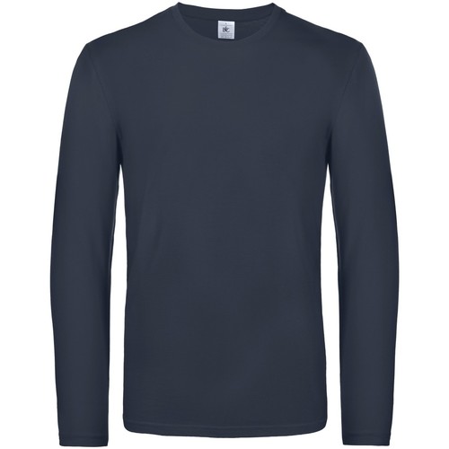 Abbigliamento Uomo T-shirts a maniche lunghe B And C E190 Blu