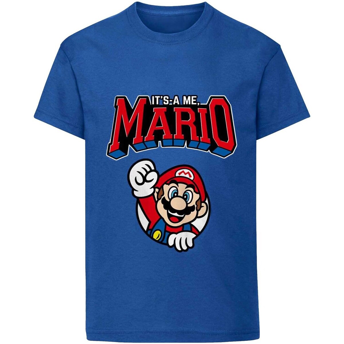 Abbigliamento Unisex bambino T-shirt maniche corte Super Mario HE486 Blu