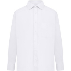 Abbigliamento Uomo Camicie maniche lunghe Absolute Apparel AB117 Bianco