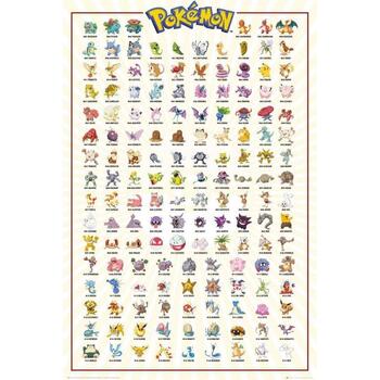Casa Poster Pokemon TA4009 Multicolore