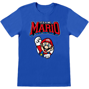 Abbigliamento T-shirts a maniche lunghe Super Mario  Rosso