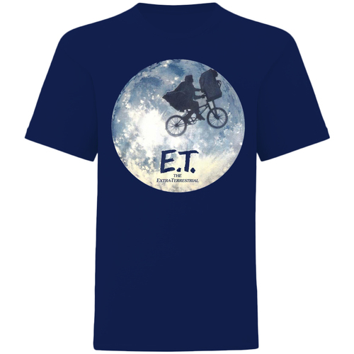 Abbigliamento T-shirts a maniche lunghe E.t. The Extra-Terrestrial HE407 Blu