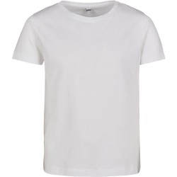 Abbigliamento Bambina T-shirt maniche corte Build Your Brand BY115 Bianco