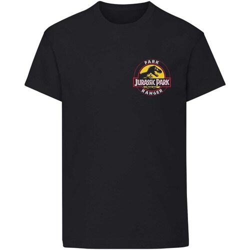 Abbigliamento T-shirts a maniche lunghe Jurassic Park Park Ranger Nero