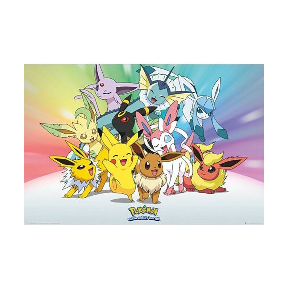 Casa Poster Pokemon TA6219 Multicolore