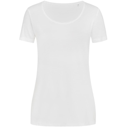 Abbigliamento Donna T-shirts a maniche lunghe Stedman Stars Finest Bianco