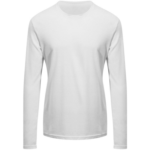 Abbigliamento T-shirts a maniche lunghe Awdis Ecologie Erawan Bianco