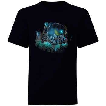 Abbigliamento T-shirts a maniche lunghe Harry Potter Hogwarts Nero