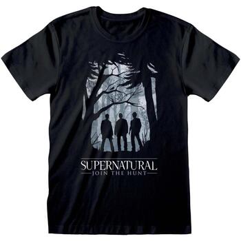 Abbigliamento T-shirts a maniche lunghe Supernatural HE423 Nero