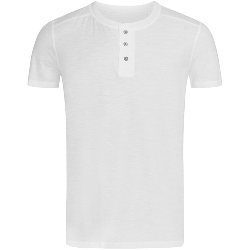 Abbigliamento Uomo T-shirts a maniche lunghe Stedman Stars Shawn Bianco