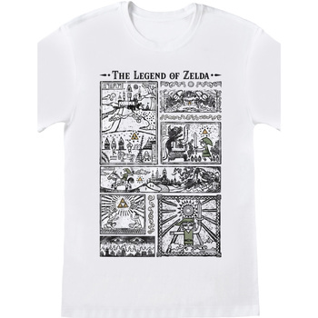 Abbigliamento T-shirts a maniche lunghe Nintendo Drawings Bianco