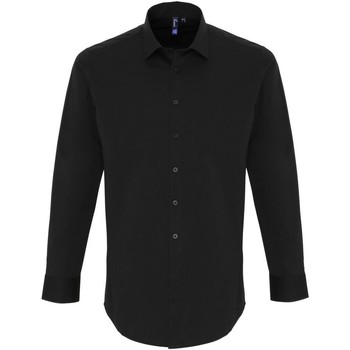 Abbigliamento Uomo Camicie maniche lunghe Premier PR244 Nero