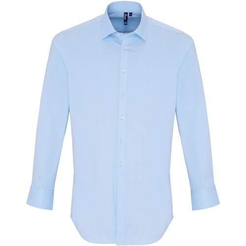 Abbigliamento Uomo Camicie maniche lunghe Premier PR244 Blu